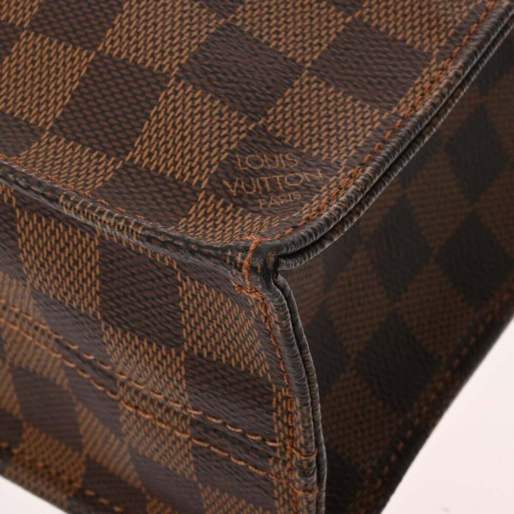 LOUIS VUITTON Louis Vuitton Damier Sac Plat Brown N51140 Men's and Women's Ca... - Picture 9 of 11
